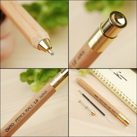 Ohto Pencil Ball Tükenmez Kalem 1.0mm Siyah