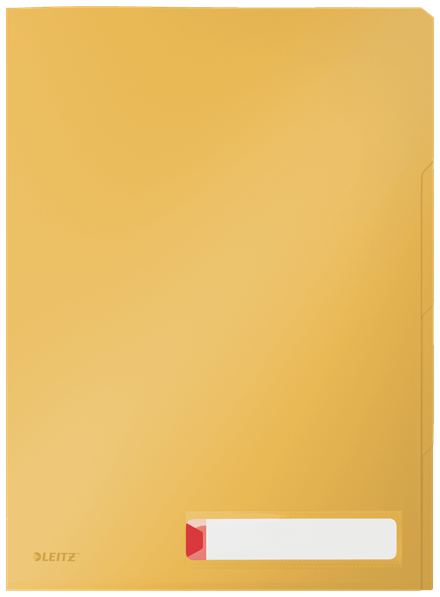 Leitz Cosy 3 Bölmeli L Gizlilik Dosyası, A4 Sarı