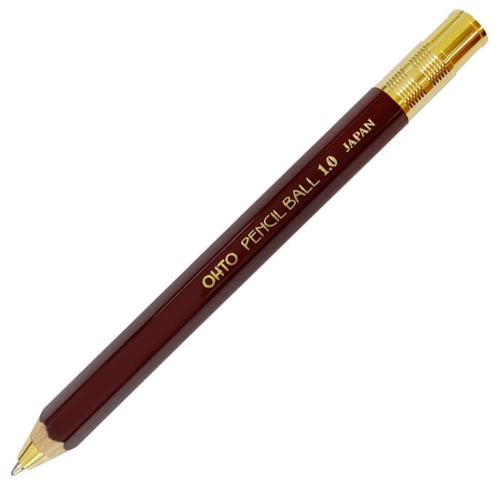 Ohto Pencil Ball Tükenmez Kalem 1.0mm Bordo