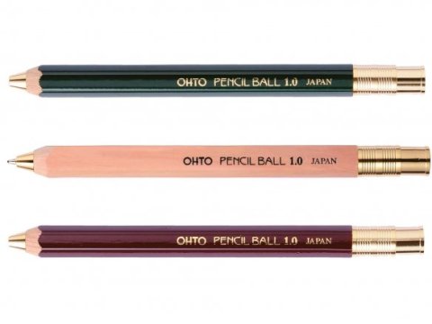 Ohto Pencil Ball Tükenmez Kalem 1.0mm Bordo