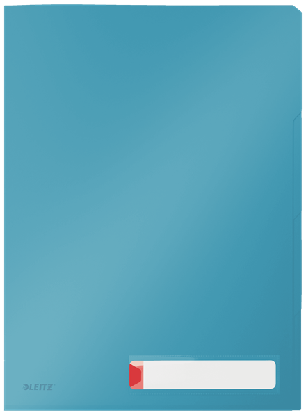 Leitz Cosy 3 Bölmeli L Gizlilik Dosyası, A4 Mavi