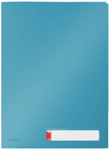 Leitz Cosy 3 Bölmeli L Gizlilik Dosyası, A4 Mavi