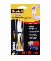 Scotch® Cyano Süper Hızlı 3'lü Japon Yapıştırıcı