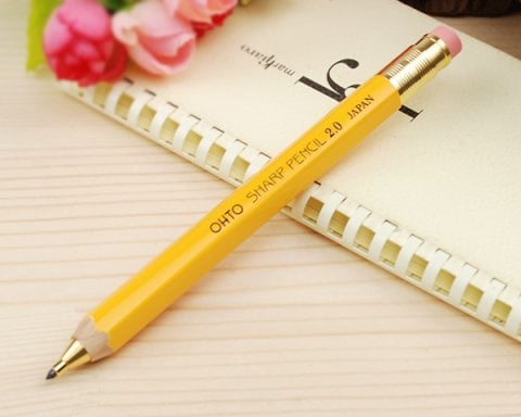 Ohto Wooden Versatil Kalem 2.0mm Sarı