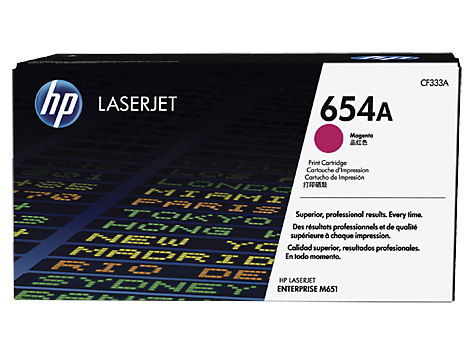 HP 654A Magenta Original LaserJet Toner Cartridge (CF333A)