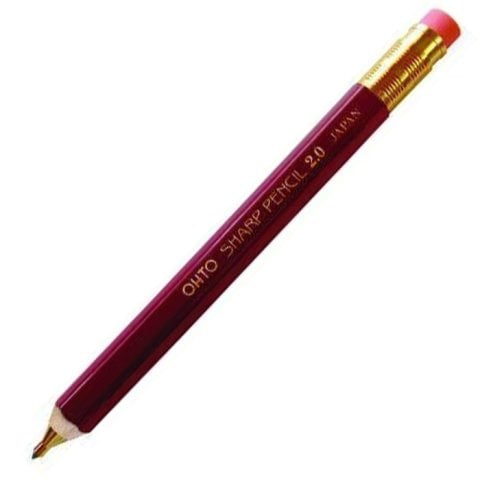 Ohto Wooden Versatil Kalem 2.0mm Bordo