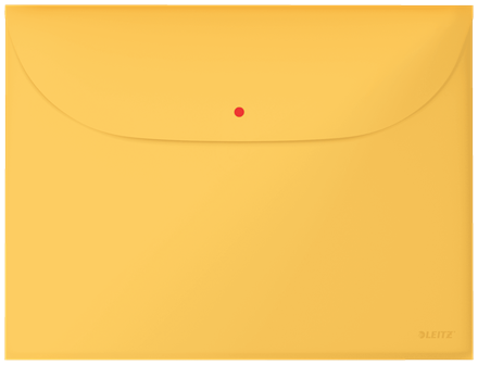 Leitz Cosy Çıtçıtlı, 2 Cepli Gizlilik Dosyası, A4 Sarı