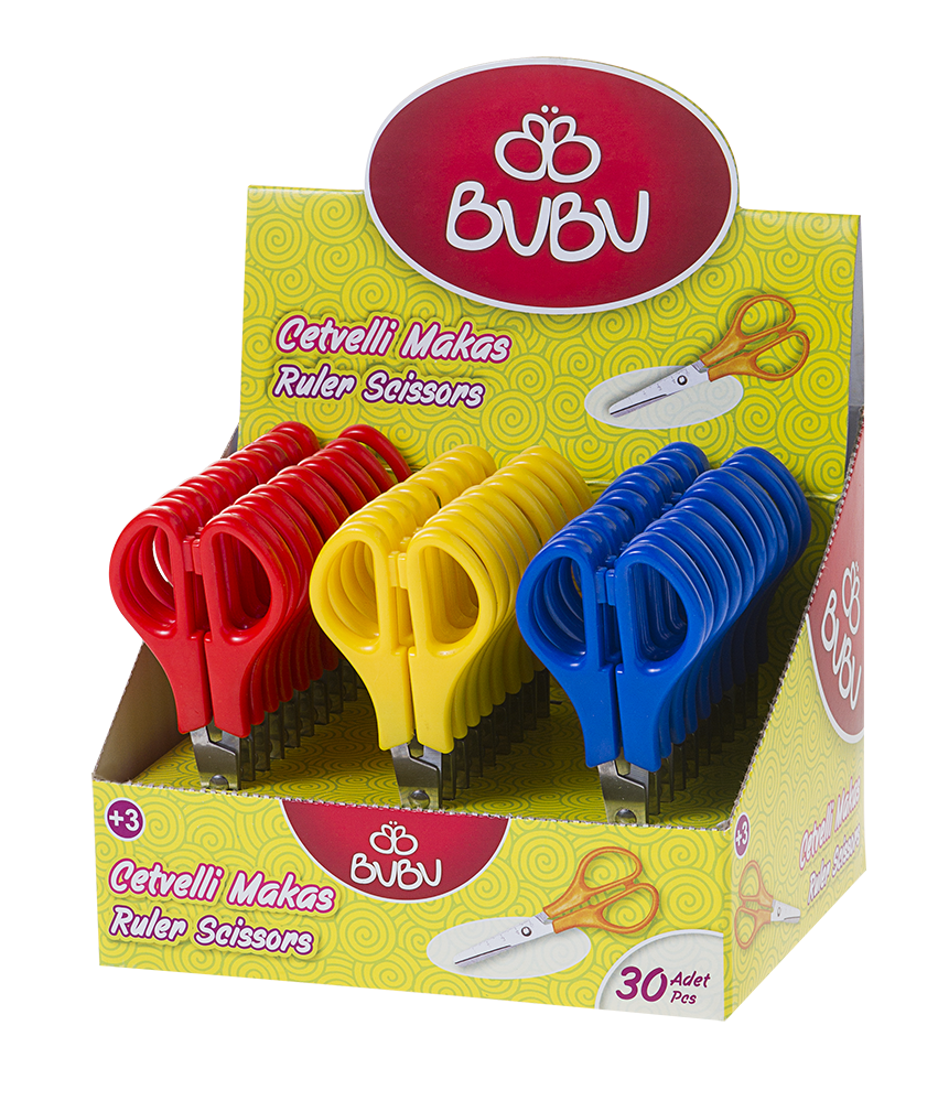 Bu-Bu Cetvelli Makas Mavi