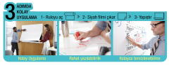 Post-it Silinebilir Beyaz Tahta 91,44cmx61cm
