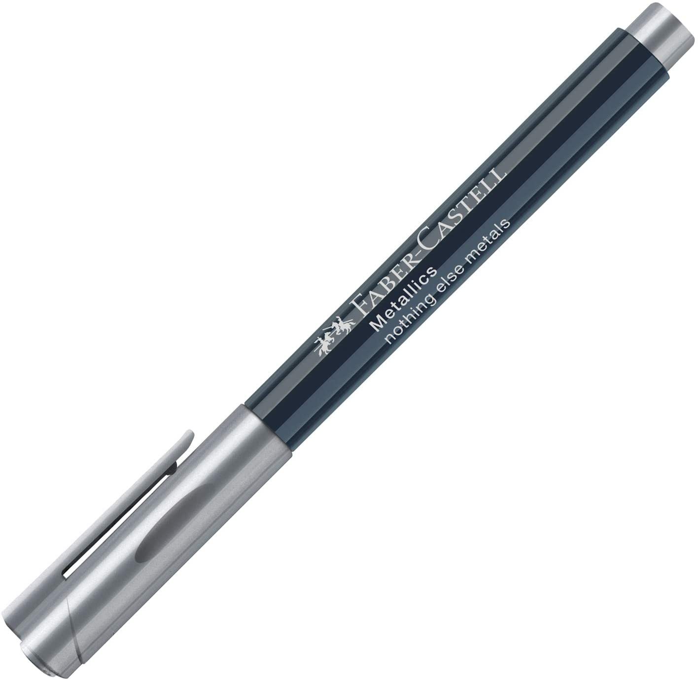 Faber Castell Metalik Markör Gümüş