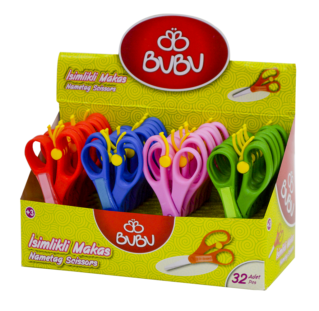 Bu-Bu İsimlikli Frenli Makas Mavi