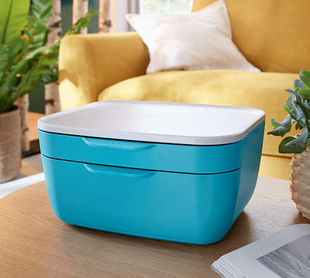 Leitz Çekmeceli Evrak Rafı Mavi