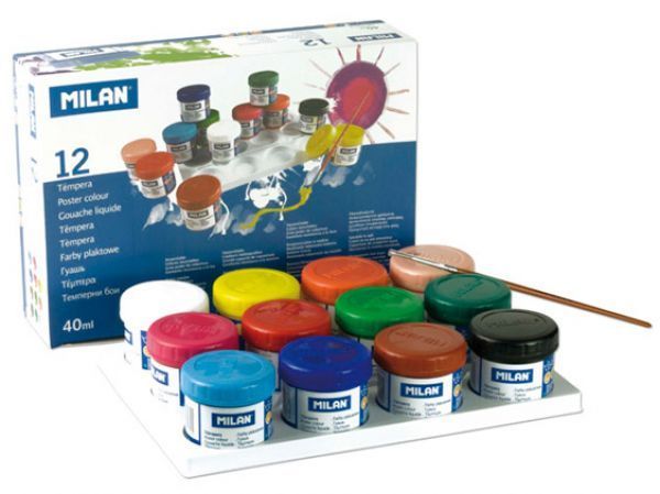Milan Guaj Boya - 12x40ml 12 Renk