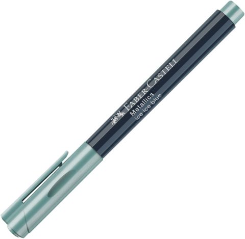 Faber Castell Metalik Markör Buz Mavisi