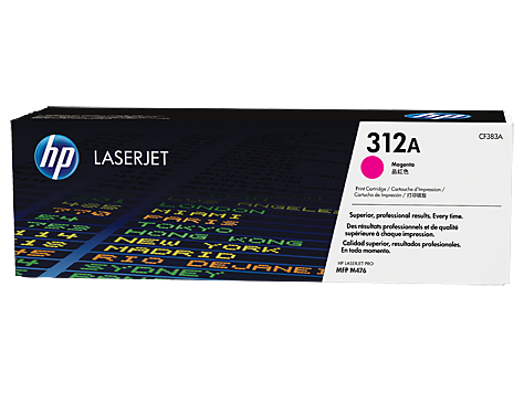 HP 312A Magenta Original LaserJet Toner Cartridge (CF383A)