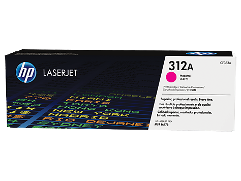 HP 312A Magenta Original LaserJet Toner Cartridge (CF383A)