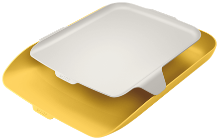 Leitz Cosy Masaüstü Düzenleyicili Evrak Rafı Sarı