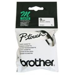 Brother M-Tape 9 mm Mavi Üzerine Siyah Mat M09K521