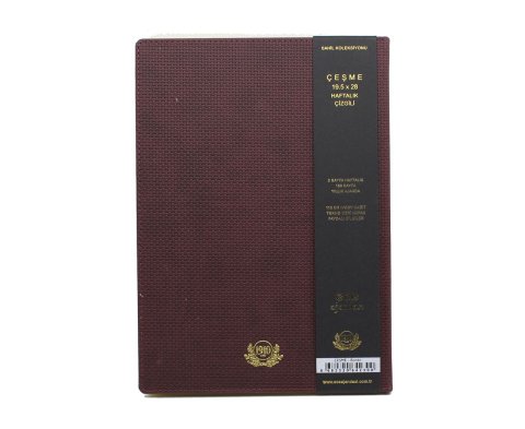 Ece Haftalık Ajanda 20X28 Çeşme NO:12 Taba