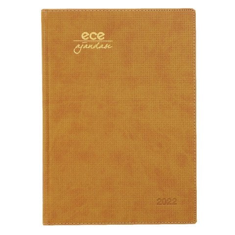 Ece Haftalık Ajanda 20X28 Çeşme NO:12 Taba