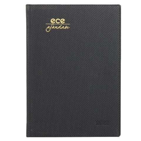 Ece Haftalık Ajanda 20X28 Çeşme NO:12 Siyah