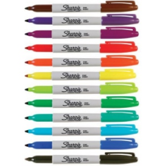 Sharpie Fine Permanent Markör Set 24'lü