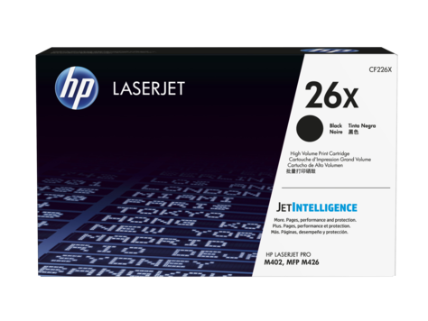 HP 26X Yüksek Kapasiteli Siyah Orijinal LaserJet Toner Kartuşu (CF226X)