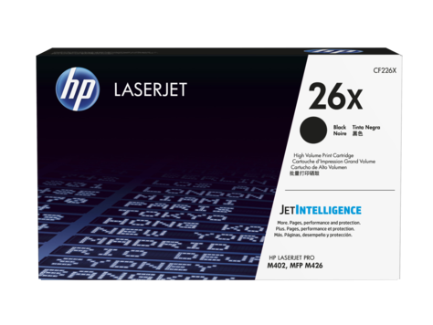 HP 26X Yüksek Kapasiteli Siyah Orijinal LaserJet Toner Kartuşu (CF226X)