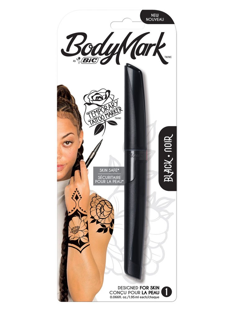 Bic Bodymarker Geçici Dövme Kalemi Siyah