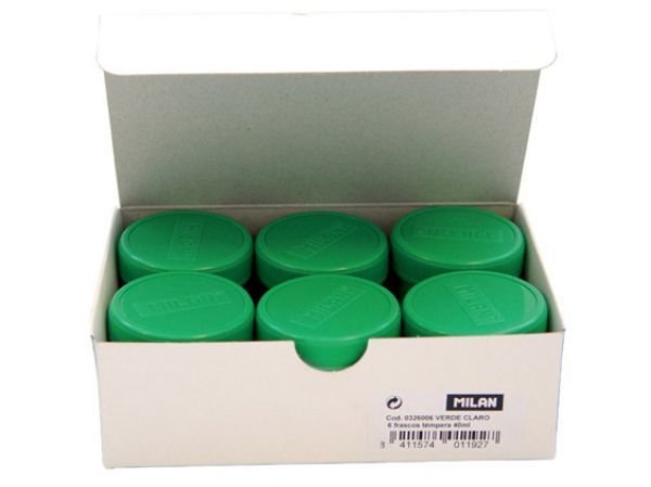 Milan Guaj Boya - 6x40ml Açık Yeşil