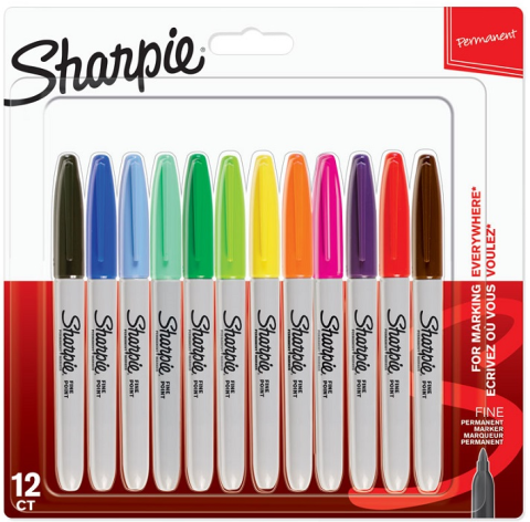 Sharpıe Permanent Set Fıne 12li Karışık 2065404