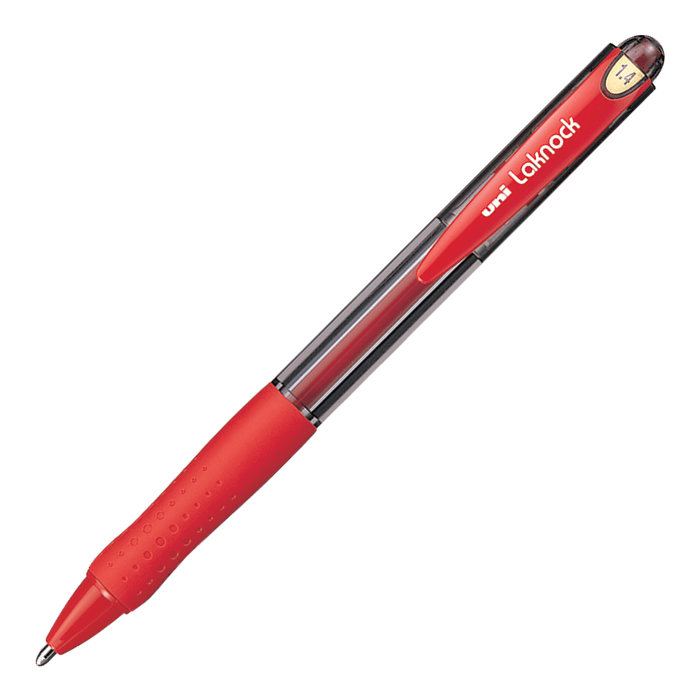 Uni LAKNOCK broad 1.4 Mekanik Tükenmez Kalem Kırmızı