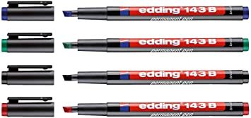 Edding 143B Permanent Asetat Kalemi Siyah