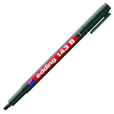 Edding 143B Permanent Asetat Kalemi Siyah
