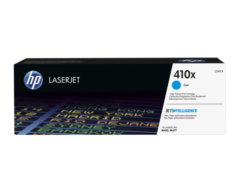 HP 410X Yüksek Kapasiteli Camgöbeği Orijinal LaserJet Toner Kartuşu (CF411X)