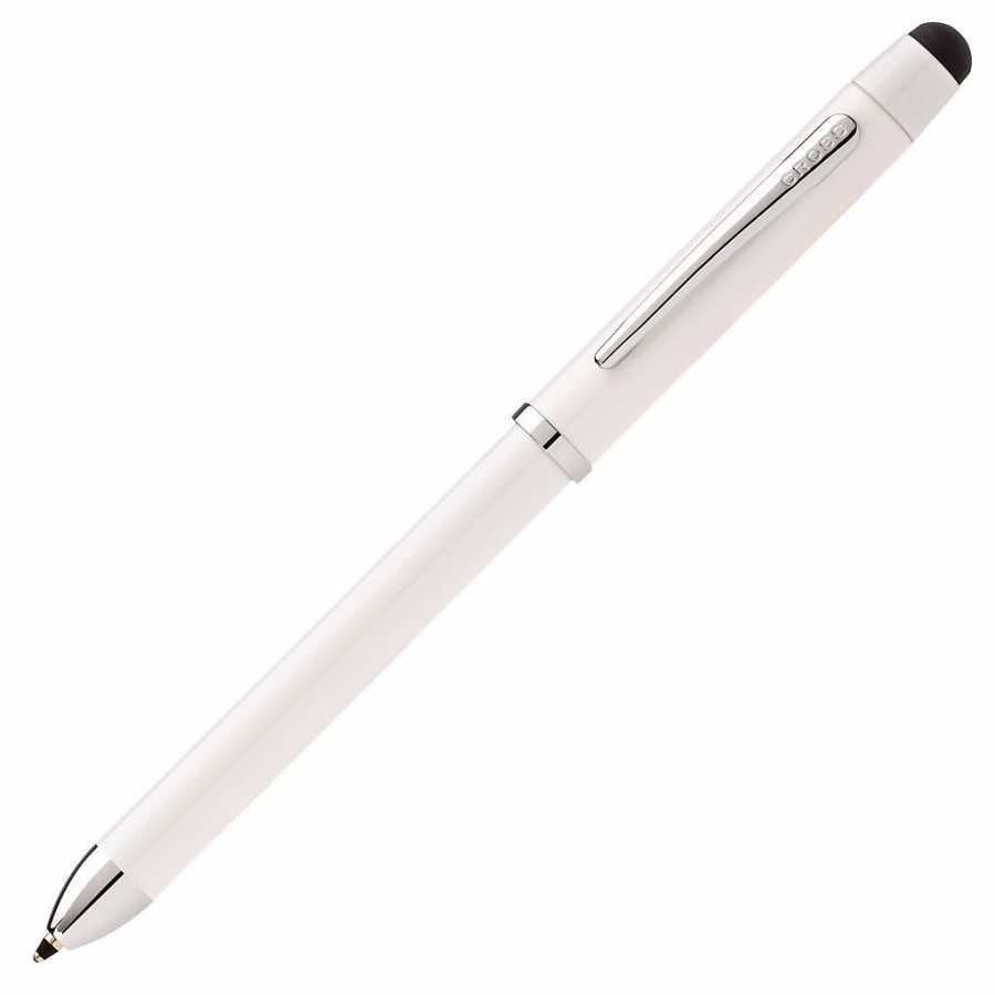 Cross Tech3 Beyaz-Krom Multifonksiyon & Stylus AT0090-9