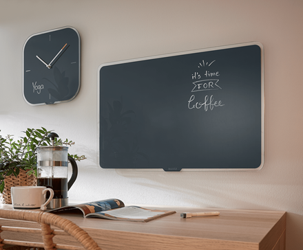 Leitz Cosy Manyetik Cam Beyaz Tahta 600x400mm, Gri
