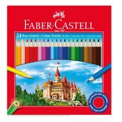 Faber-Castell Karton Kutu Boya Kalemi 24 Renk