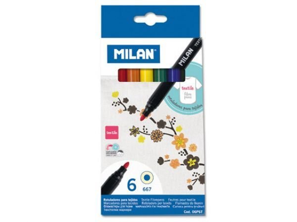 Milan Silinebilir Keçeli Boya Kalemi - 11 Renk+1 12'li