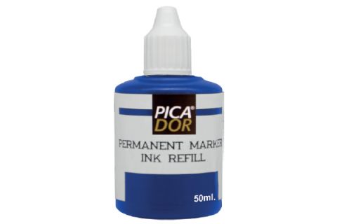 Picador Permanent Kalem Mürekkebi Mavi 50ML.