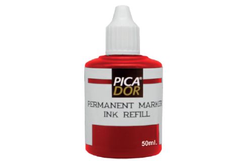 Picador Permanent Kalem Mürekkebi Kırmızı 50ML.