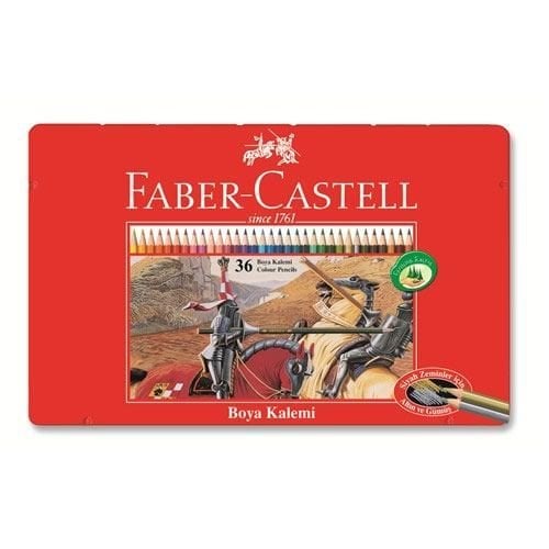 Faber-Castell Metal Kutu Boya Kalemi 36 Renk