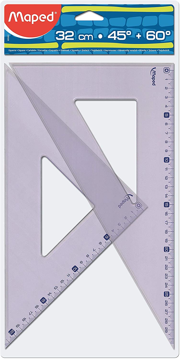 Maped 32cm.Teknik Gönye Seti 45°+60°