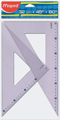 Maped 32cm.Teknik Gönye Seti 45°+60°