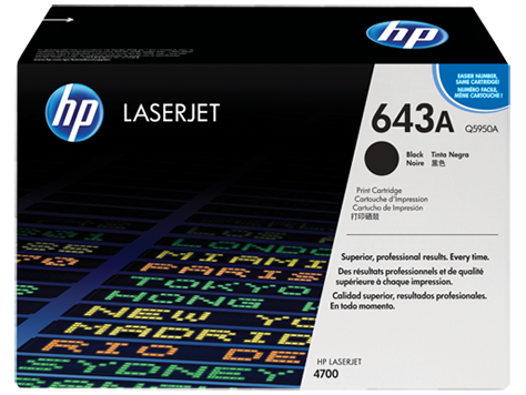 HP 643A Siyah Orijinal LaserJet Toner Kartuşu (Q5950A)
