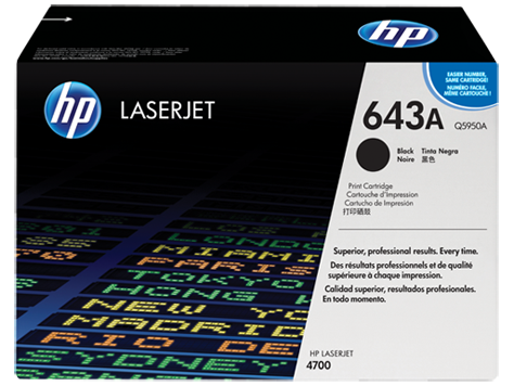 HP 643A Siyah Orijinal LaserJet Toner Kartuşu (Q5950A)