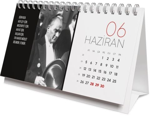 Gıpta Üçgen Masa Takvimi 2023 Atatürk Resimli