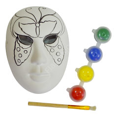 Bu-Bu Seramik Maske Seti Kalp Desenli BS306