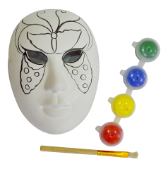 Bu-Bu Seramik Maske Seti Kalp Desenli BS306