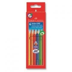 Faber-Castell Jumbo Grip Kuru Boya Kalemi 6 Renk